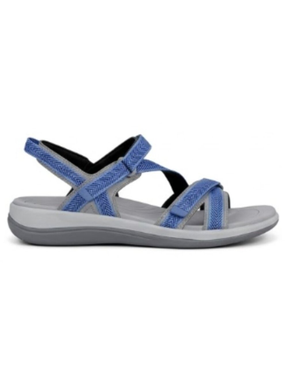 Orthofeet Women Orthopedic Lake Blue Adjustable Water Friendly Sandal